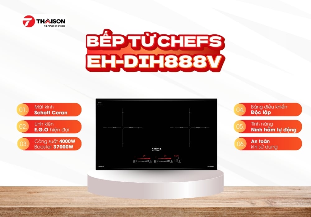 Có nên mua bếp từ Chefs EH-DIH888V không?